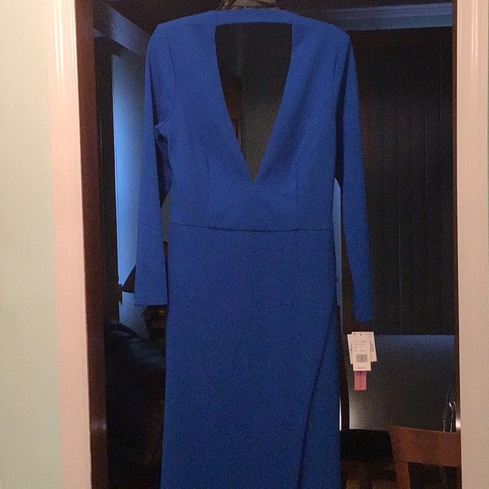 AQUA WOMENS FORMAL GOWN ROYAL BLUE SIZE 12